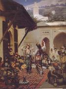 Felix de vuillefroy Une reception en Algerie (mk32) china oil painting reproduction